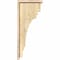 Ekena Millwork Pescadero Rough Sawn Corbel w/Backplate, Douglas Fir, 6"W x 12"D x 28"H COR06X12X28PEC01RDF - alternate 2